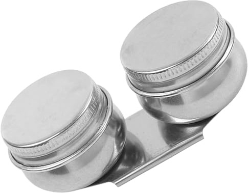 DRESSOOS Tazza Doppia in Acciaio Inossidabile per Pittura con Bocca Larga, Leggera e Facile da Trasportare, per Pigmenti e Trementina Durante la Pittura Indoor e Outdoor