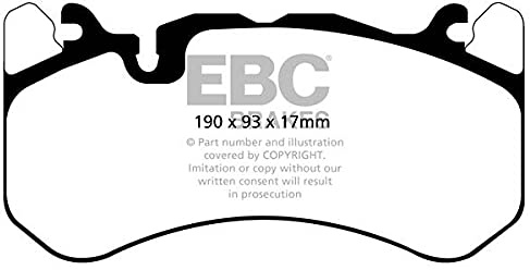 EBC Brake DP42081R Bremsbelag für den Straßenverkehr und Trackday Yellowstuff 4000 Series