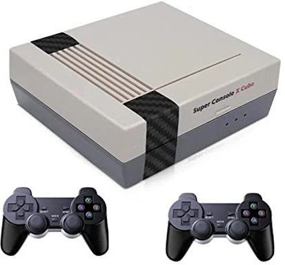 KINMRIS Super Console X Cube Retro Classic Game Console With Two Wireless Joystick Built-in 40000 Video Games(X CUBE-128G)