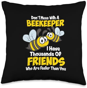 Beekeeper Design For Honey Bees Lover - Thousands Of Friends Throw Pillow