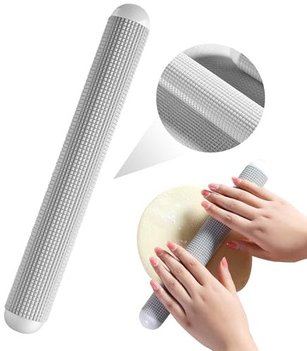 Mengger Rodillo Cocina, Rodillo Cocina Amasar Rodillo para Amasar Rodillo de Amasar Rodillo de Cocina Rodillo de Repostería para Extender y Amasar Masa Fresca, Pizza, Galletas, Raviolis,Pastelería