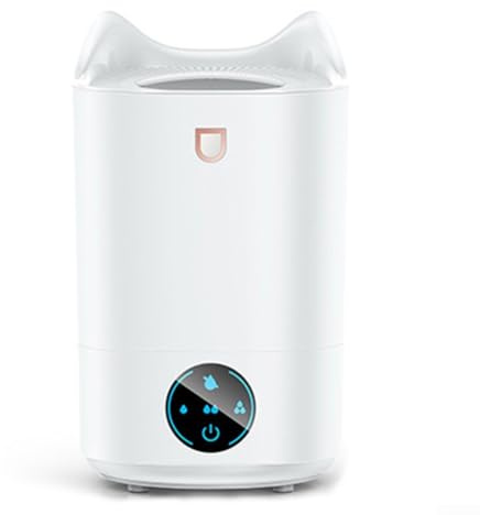 Humidificador, difusores de aroma para dormitorio, para el hogar, aire de niebla fría, boquilla grande, capacidad USB, silencioso, oficina, aromaterapia, suplemento de agua, color blanco
