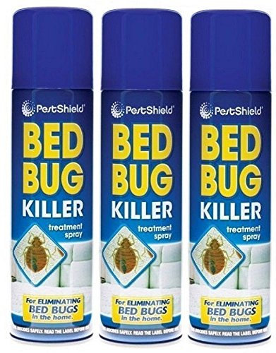 Pestshield x3pcs 200ml All Purpose Eliminate Bed Bug Killer Mattress Treatment