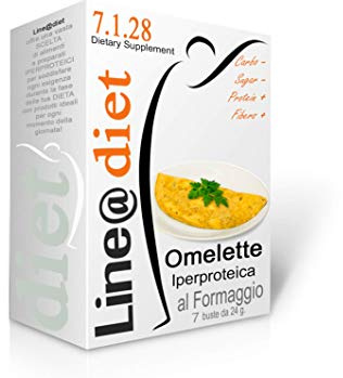 7 préparations en poudre pour boissons, desserts, soupes et omelettes protéinées, 0 sucre, plus de 70% de protéines, en sachets pratiques à usage unique (7, Omelette Fromage)