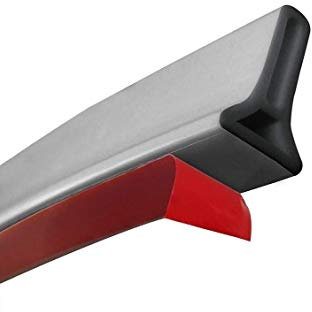 Feiniao Joint d'étanchéité en silicone pour salle de bain et salle de bain Motif barrage de douche Protection contre les débordements d'eau Bande étanche autocollante et flexible Gris 100 cm