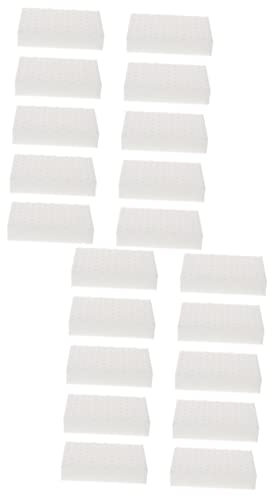 PartyKindom 20stücke Hochdichte Nano-reinigungsschwämme Weiße Putzschwämme Für Küche Und Auto Ölabsorbierend Und Hochleistungs-reinigungstools Für Geschirr Spüle Und Haushalt