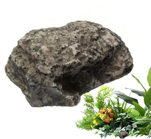 Chaies Caja fuerte secreta para llaves al aire libre, soporte para llaves de piedra, soporte secreto impermeable para llaves | Resistente a la intemperie, seguros redireccionamientos, decoraciones