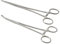 2 Pcs Locking Pliers Piercing Pliers, Self-Locking Fishing Forceps, Suturing Piercing Clamp with Powerful Serrated Jaw, Multipurpose Tweezers Pincers for DIY Crafting Pet Grooming (12.5cm)
