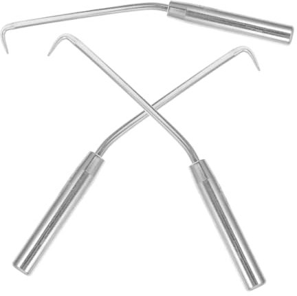 Sosoport Set di 3 Ganci Manuali in Acciaio per Legare I Tralicci da Giardino Facili da Usare per Legare I Tralicci da Giardino