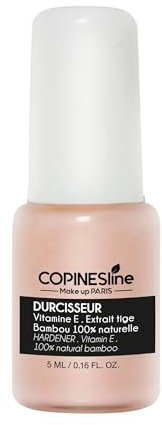 COPINES LINE - Vernis à Ongles Durcisseur Transparent 5ml - Soin Fortifiant pour Ongles Fragiles et Cassants - Protection et Brillance Naturelle - Séchage Rapide