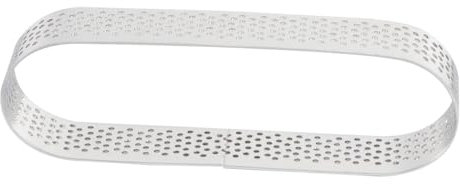 Veemoon Oval Pastry Ring 1pc Dessert Mousse Cake Tiramisu Tartlet Mould Easy Release Clean Stainless Steel