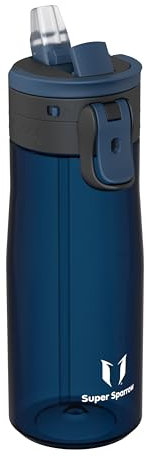 Sparrow Gourde Sport - TouchFlow Tritan Bouteille d'eau - 750ml - sans BPA - Gourdes Paille Convient pour Enfant, Adulte Sport, l'école, en Plein air