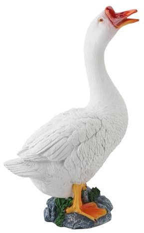 Haofy Disculpture pour Les Figures D'oies Bloquées pour Saisir la Décoration du Jardin dans la Décoration Extérieure de l'herbe (#1)