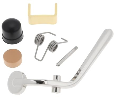 YINETTECH 1 Set rombone Water Key/Spit Valve Assembly Kit Water Key Instrument Repair Parts for Alto Trombone and Tenor Trombone
