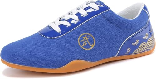 Manliga Och Kvinnliga Vuxna Barns Taekwondoskor, Tai Chi Kung Fu-skor, Halkfria, Lätta Andningsbara Casual Sportskor, Mjuka Tygskor, Black, 38 EU