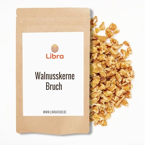 Libra 1kg Walnusskerne Bruch | naturbelassen | Walnüsse Kerne | Top Qualität | LIBRA FOOD