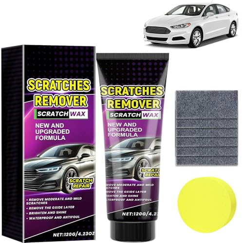 BZURTER Rimuovi Graffi Auto Polish con Panno e Spugna