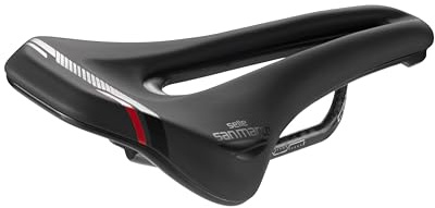 Selle San Marco GROUND Carbon FX - Sella MTB Leggera in Carbonio con Binari DNA, Comfort Ergonomico per Bici da Corsa e Fuoristrada - Taglia S3, Nero