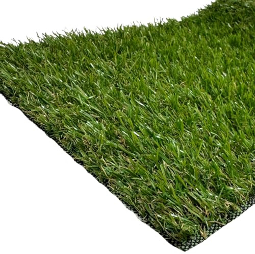Césped Artificial en Rollos de 20mm de Altura, Ideal para Terrazas, Patios, Jardines. Multitud de Medidas de Corte. Mod Benidorm (2mx5m = 10m2)