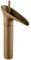 Wasserhahn Bad Antik Messing, Bevankly Hoch Waschtischarmatur Retro, Einhebel Wasserfall Waschbecken Armaturen, Mischbatterie Badarmatur Kaltes und Heißes aus Messing für Badezimmer, 3/8”