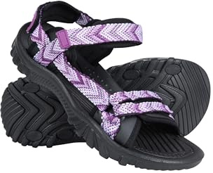 Mountain Warehouse Cyprus Womens Summer Walking Sandal | Breathable Ladies Footwear for Comfort & Soft Cushioning, Neoprene Lining for Quick Drying & Support, For Beach & Hiking
