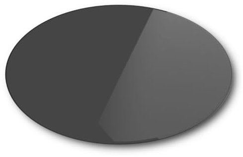 Glasplatte Oval für Kaminofen und Tischplatte in 100x60cm Facettenschliff, Schutzplatte mit 6mm ESG Sicherheitsglas, Funkenschutzplatte, Glasboden für Kamin (Schwarz)