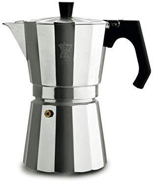 Pezzetti Luxexpress LUX006SCA Kaffeemaschine für 6 Tassen, silberfarben