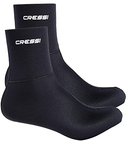 Cressi Black Neoprene Socks Resilient 3mm L