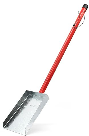 60cm Steel Coal Scoop Shovel for Barbecue BBQ Fireplace Metal Spade Fire Ash Pan