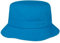 Stetson Organic Cotton Hut mit UV-Schutz Damen/Herren - aus 100% Bio-Baumwolle - Knitterfrei knautschbar - Nachhaltig - Bucket Hat unifarben - Packable Anglerhut - Frühjahr/Sommer blau XL (60-61 cm)