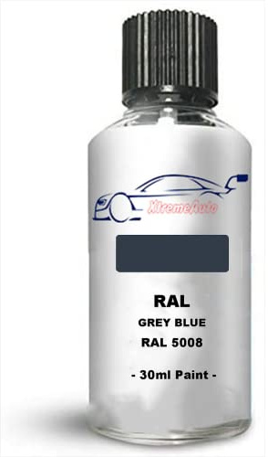 Xtremeauto Touch Up Paint Interior/Exterior RAL 5008 Grey blue Dull Matt Finish Interior Scratch Repair: Wall, Cabinets, Trim, Molding, Furniture, Windows, Fascia