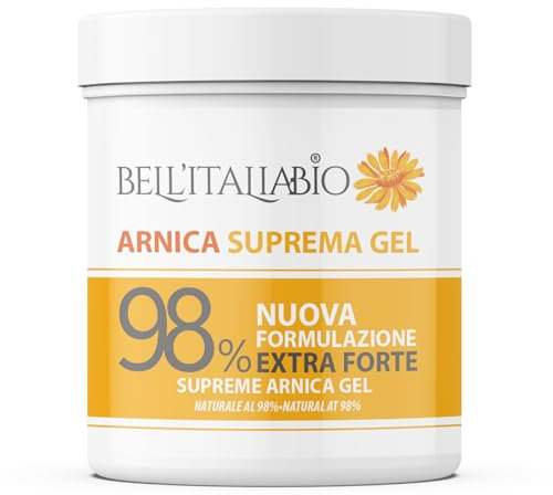 Arnica per Cavalli Uso Umano 98% Formula Naturale Extra Forte, Arnica Gel Forte per Massaggi Locali, 100% Made in Italy 550 ml - BELL'ITALIABIO…