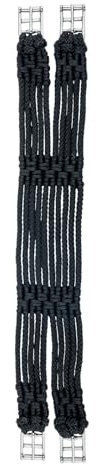 WALDHAUSEN Cinghia per sella, nera, dimensioni: 120 cm
