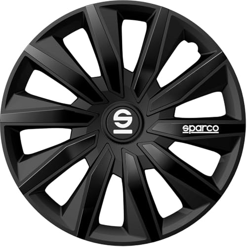 SPARCO Copricerchi 14 pollici Serie/Kit nero Copricerchi Auto SPC1483BK