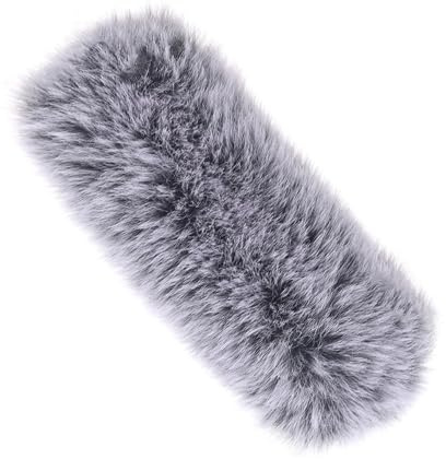 Cabilock Parabrisas Peludo para Micrófono de Conferencia Filtro Anti-viento Ergonómico para Micrófonos Largos Protección Resistente para Podcast Entrevistas y Grabaciones al Aire