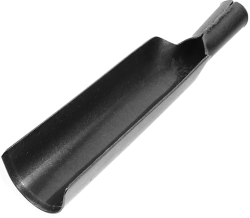 HOMSFOU Pelle de Jardin en Métal Manche Ergonomique, Outil pour Creuser Trous et Fosses, Bêche Légère Noire pour Jardinage et Entretien des Espaces Verts