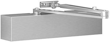 Tesa Assa Abloy DC340-DEV1-, Cierrapuertas con guía deslizante o brazo articulado, Plata