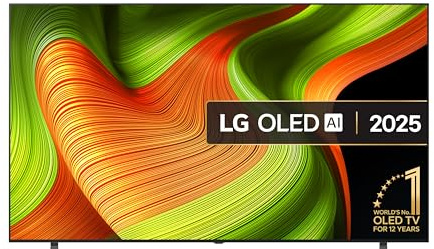 LG OLED83B56LA 2108 Mm OLED AI 4K UHD Smart TV, α8 Processor, Dolby Atmos, Freeview Play and Amazon Alexa, 120 Hz, B5, 2025