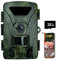 YOVOCA Wildkamera, 8K Wildtierkamera WLAN mit 32G Speicherkarte 60MP Wildcamera mit Handyübertragung APP, Bewegungsmelder Nachtsicht, 120° Nachtsichtkamera Outdoor Tierkamera IP66 Wasserdicht