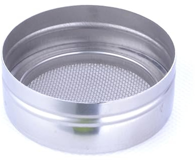 Amosfun Botella Espolvoreadora Inoxidable para Café Cacao y Especias Dosificador Ligero y Saludable para Cocina para Polvos y Condimentos