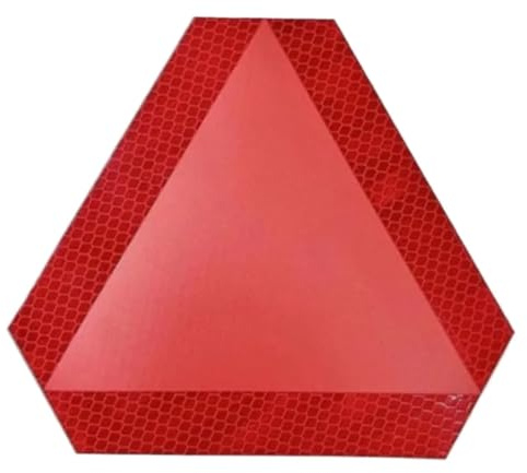 Varningstrianglar för bil Varningsdekal Röd reflekterande varningstriangel Bilsäkerhetsskylt Vattentät dekal för fordonsnödsituation(Triangle-Red 1PC)