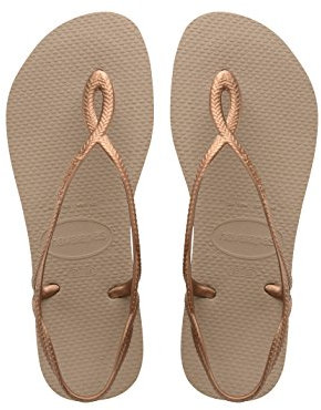Havaianas LUNA, ROSE GOLD/ROSE GOLD, UK 12 UK Child
