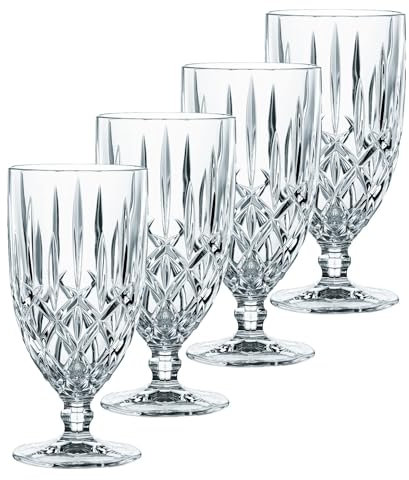 Nachtmann 4-teiliges Universal Gläser Set, 400 ml, Noblesse, 102556, Biergläser aus Kristallglas, Trinkgläser spülmaschinenfest