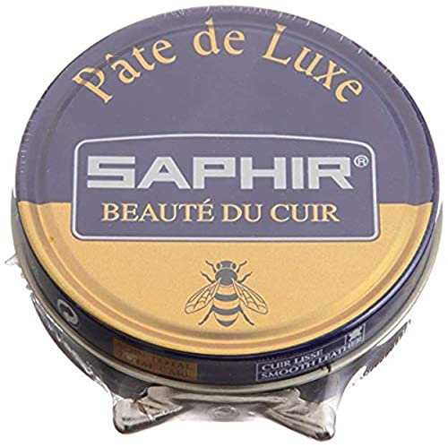 Saphir Pate de Luxe Navy Shoe Wax - 1 Tin 50ml, navy, 50 ml