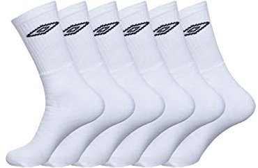 Umbro Homme Chaussettes Umb/1/Tenx6, Blanc, 39-42 EU
