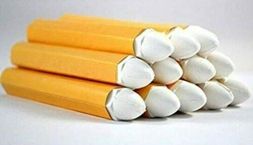 12 x White Tyre Chalk Wax Marker Markers Crayon Repair Marking Chalk