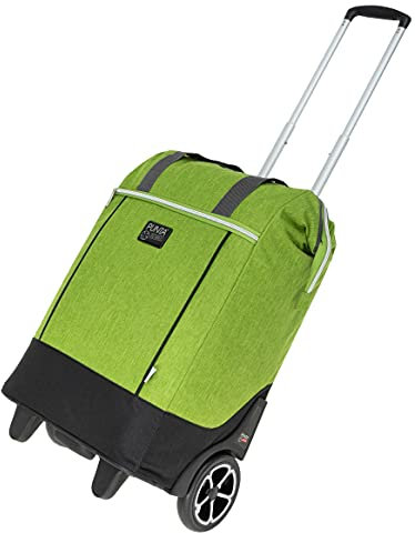 Punta Big Wheel Einkaufsroller Einkaufswagen Shopping Trolley Einkaufstrolley Trolly 10303 + Thermotasche (Two Tone Grün 0700)