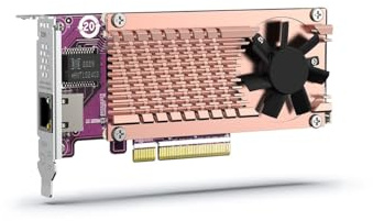 Qnap 2 x PCIE2280 M.2SSD SL PCIEGEN3X8 1 x AQC113C 10GBE NBASE-T Port