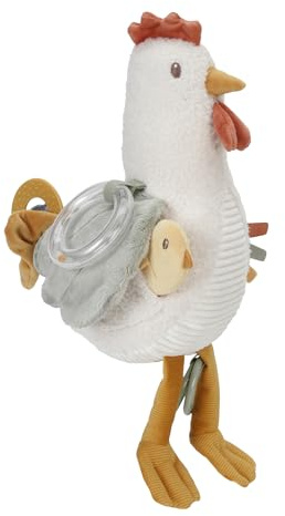Little Dutch 8804 Activity Plüschtier Huhn - Little Farm (25 cm)