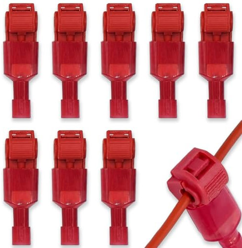 Anschlussklemmen, 8 Stück Mähroboter Anschlussklemmen Rasenmäher Automower Kabel Verbinder Schnellverbinder Wasserdicht Kabelklemme für Rasenmäher Rasenroboter